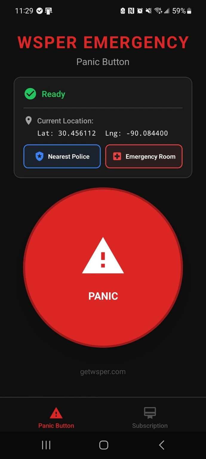 Android App Home Screen